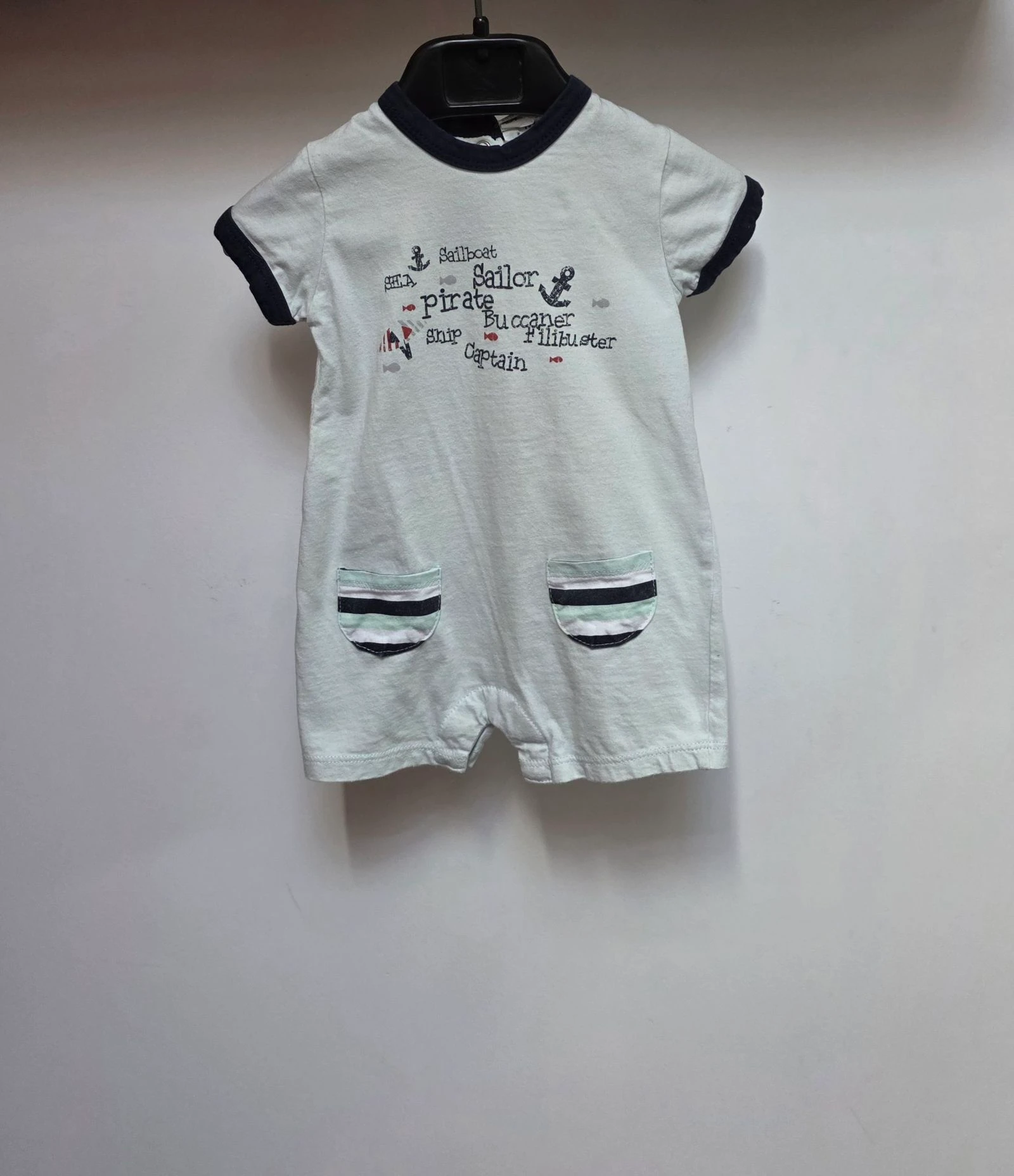 Combishort marin imprimé "Sailor" Kitchoun Taille 3 mois
